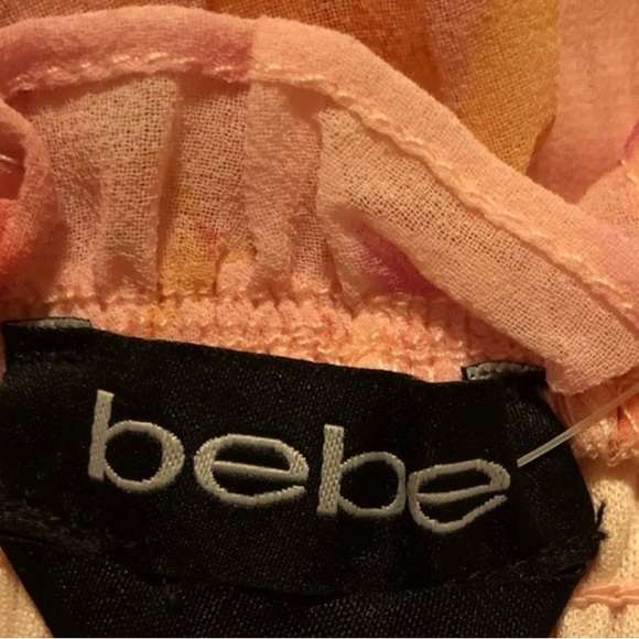 Bebe Floral Printed Ruffle Mini Dress - Picture 8 of 11